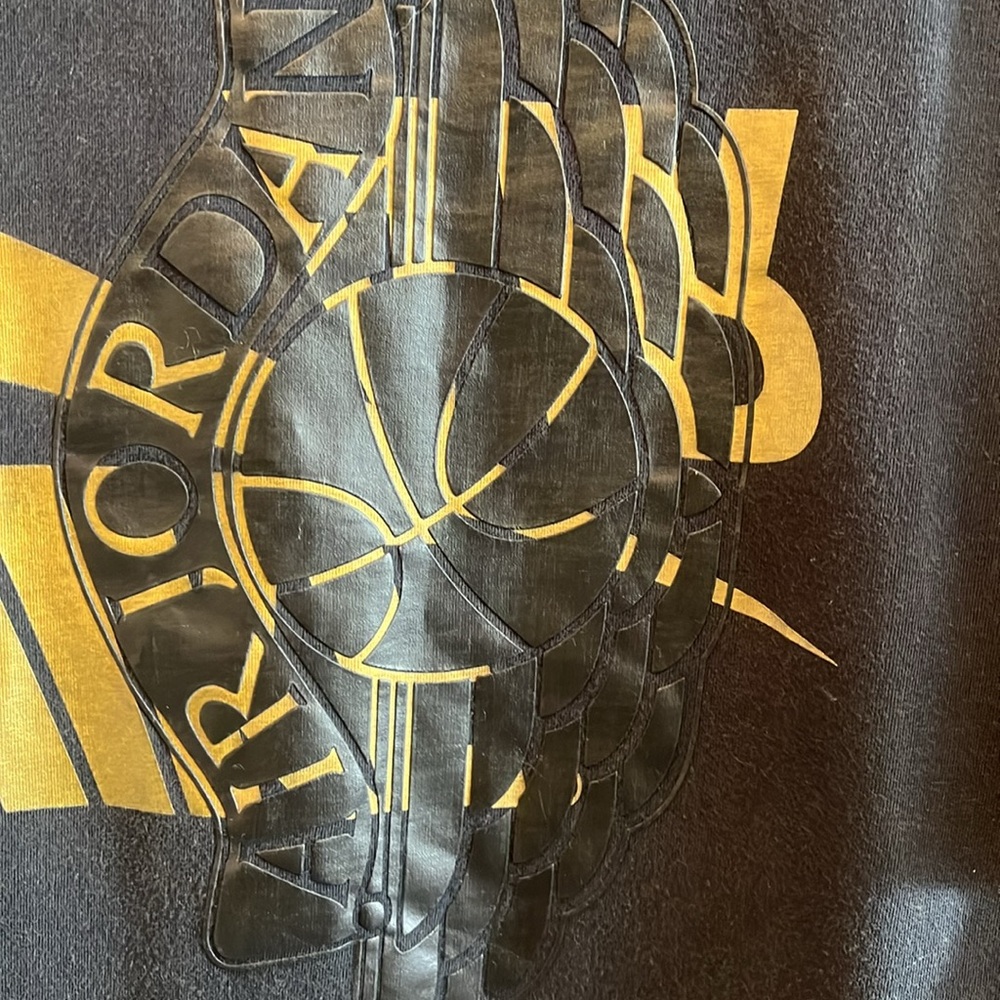 Rare Jordan Tee Shirt with Nike & Air Jordan Wing Logos. - Picture 2 of 5